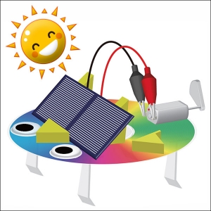 [에듀사이언스] 뉴 태양광 CD 진동로봇 만들기(1인용/5인용)